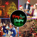 Enseigne néon LED USB 5 V Merry Christmas