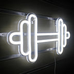 Enseigne néon LED USB 5 V Haltère