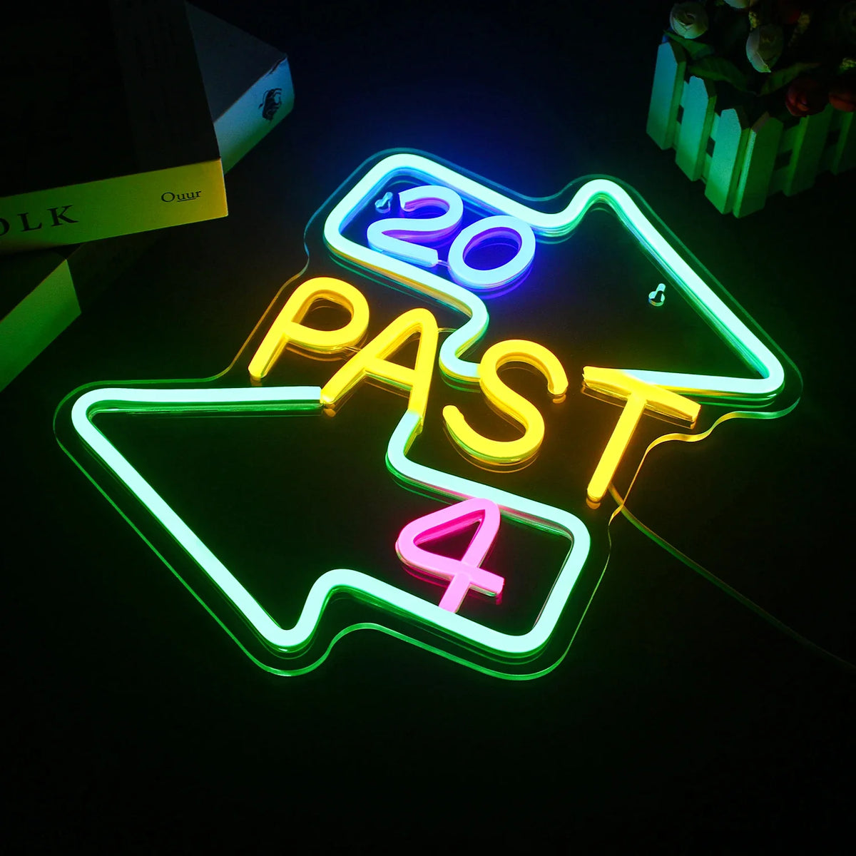 20 past 4 5V USB LED neon sign