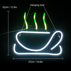 Enseigne néon LED USB 5 V Coffee multicolore