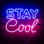 Enseigne néon LED USB 5 V Stay Cool