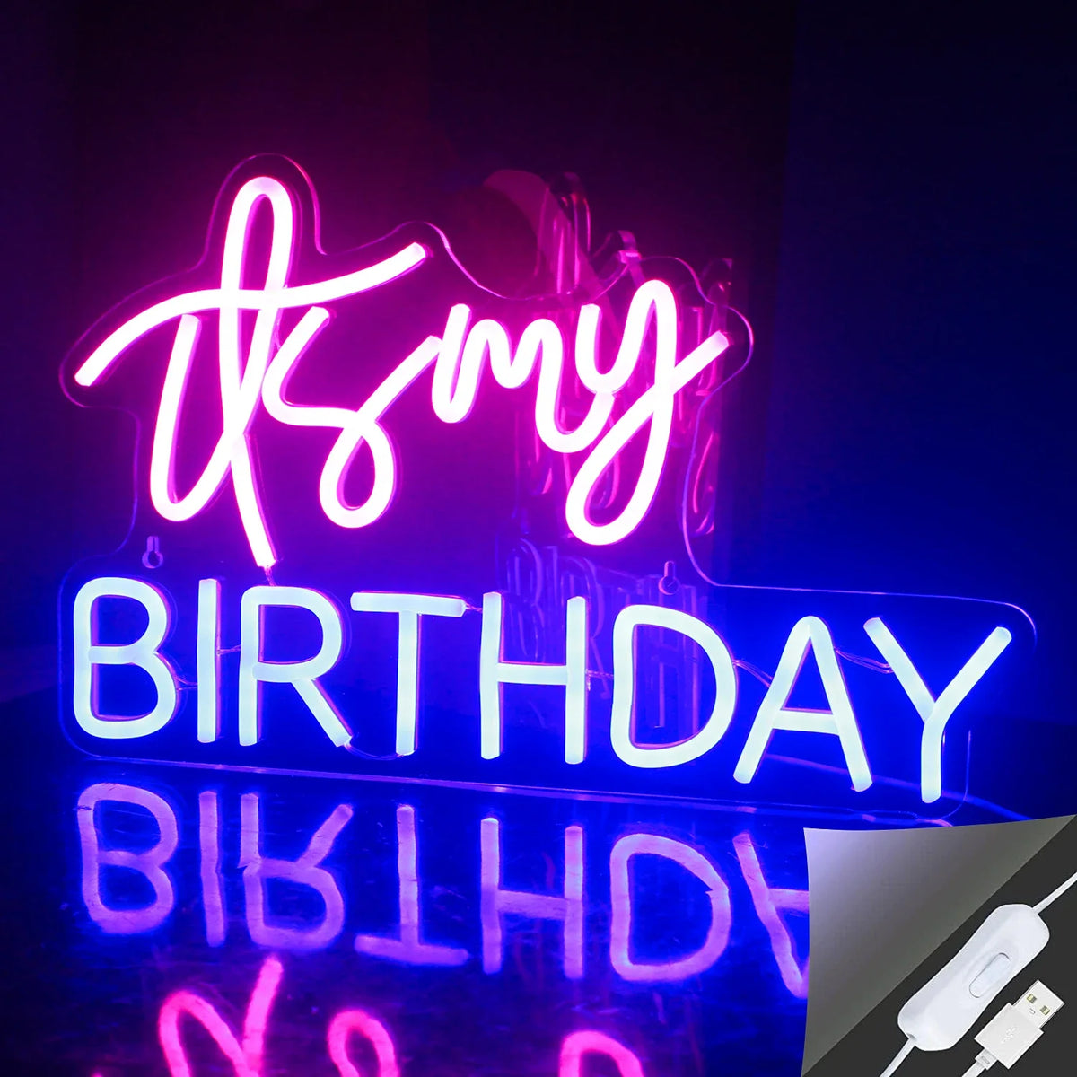 It's My Birthday 5V USB LED neon sign – Birthday