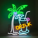 Beach Drink 5V USB LED neon sign – 31.5x41cm