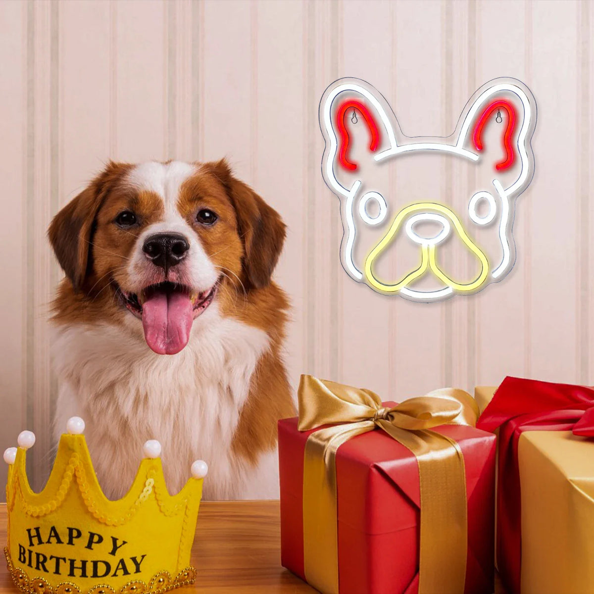 Cute Dog 5V USB LED neon sign
