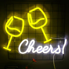 Enseigne néon LED USB 5 V Cheers Bar