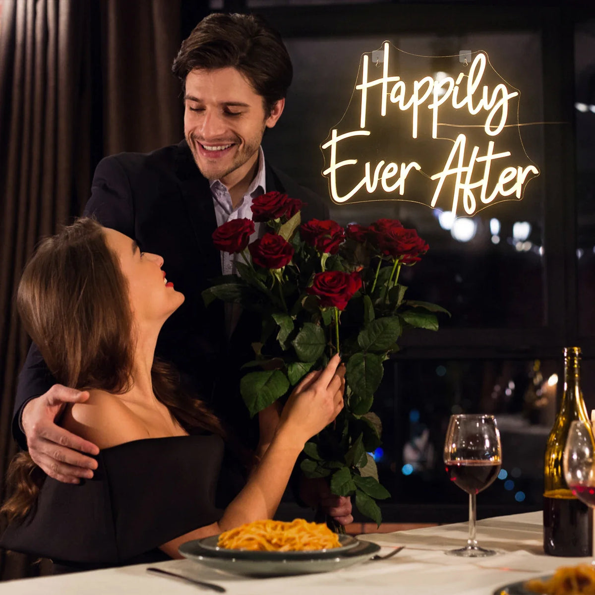 Happily Ever After 5V USB LED neon sign