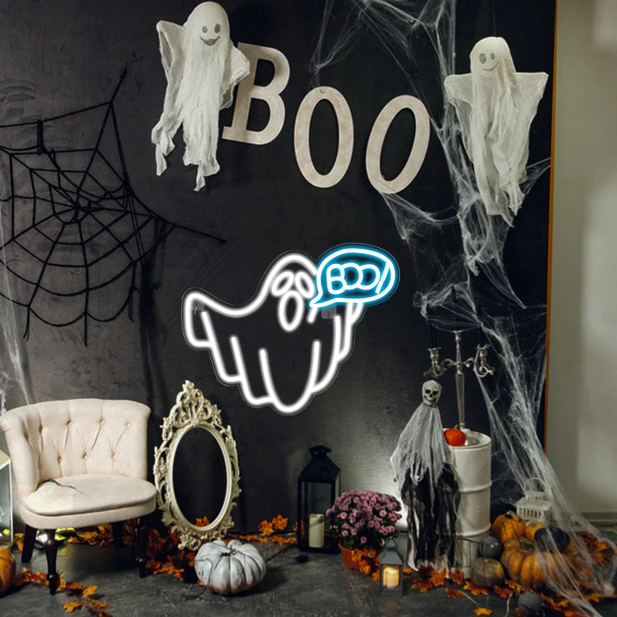 Enseigne néon LED USB 5 V Halloween