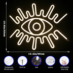 Eyes 5V USB LED neon sign – Warm White