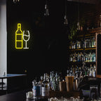 Champagne BAR 5V USB LED neon sign