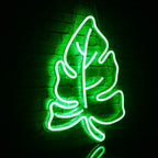 Green Leaf 5V USB LED neon sign