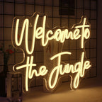 Enseigne néon LED USB 5 V Welcome to the Jungle