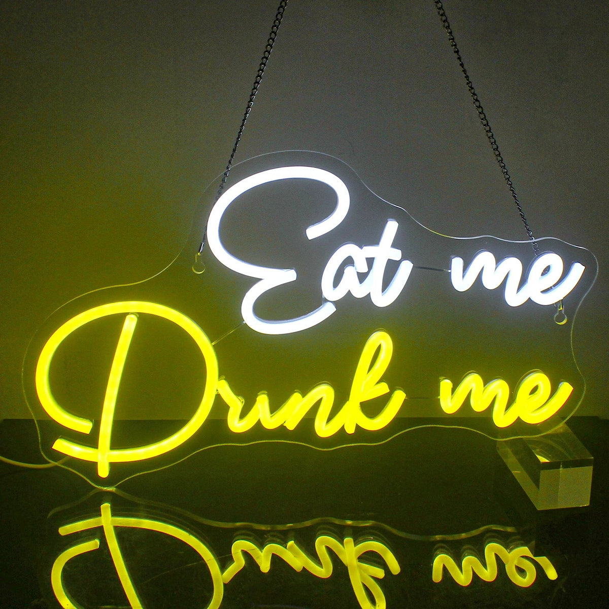 Eat Me Drink Me 5V USB LED neon sign – 42X25cm