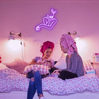 Woman Line Art 5V USB LED neon sign