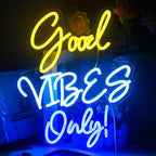 Good Vibes Only 5V USB LED neon sign – Colour