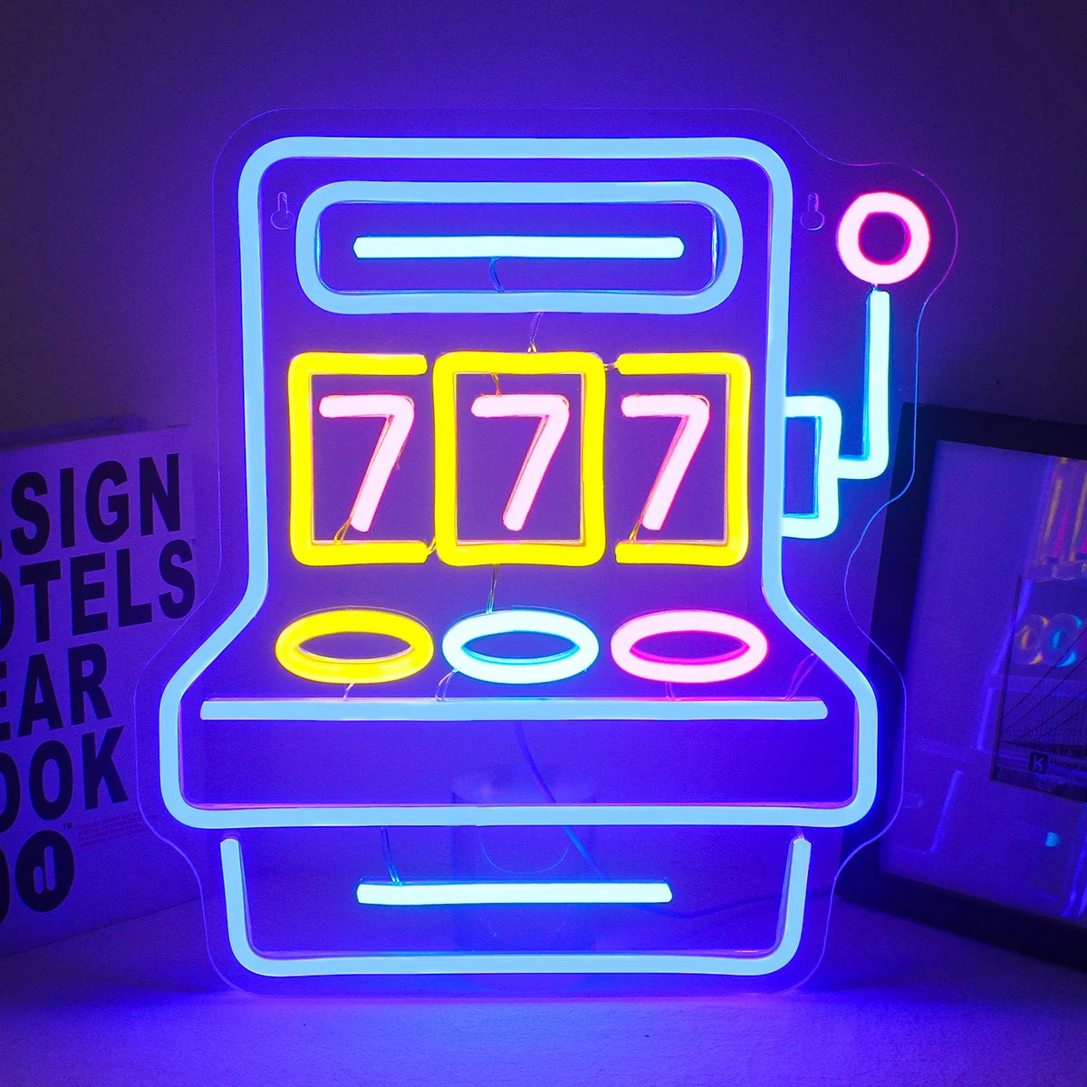 777 Game Room 5V USB LED neon sign – 32x35.5cm