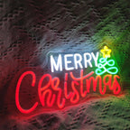 Merry Christmas 5V USB LED neon sign
