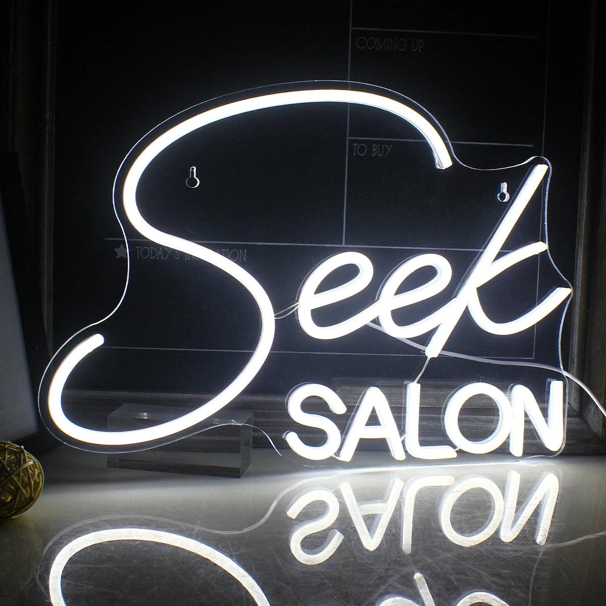 Enseigne néon LED USB 5 V Seek Salon