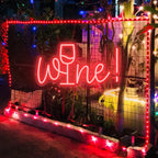 Wine 5V USB LED neon sign