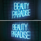 Enseigne néon LED USB 5 V Beauty Paradise