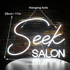 Enseigne néon LED USB 5 V Seek Salon