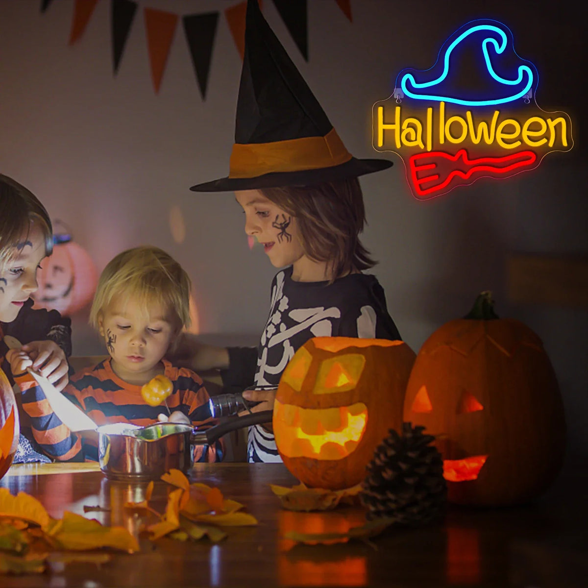 Enseigne néon LED USB 5 V Halloween