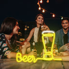 Beer Glass 5V USB LED neon sign