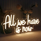 Enseigne néon LED USB 5 V All We Have Is Now
