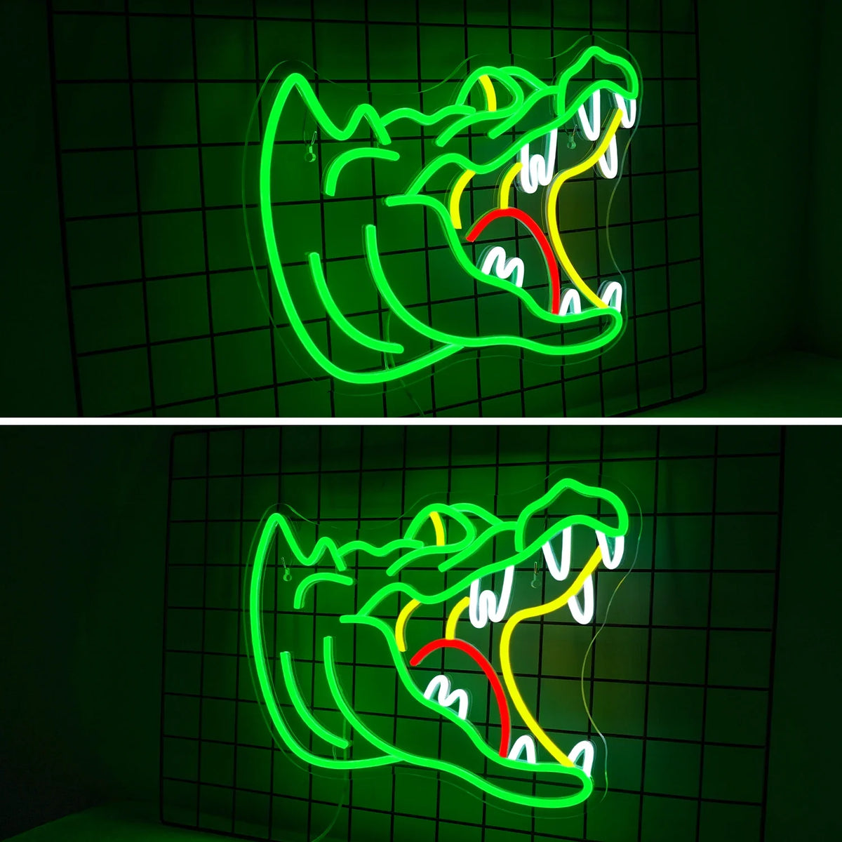Enseigne néon LED USB 5 V Alligator