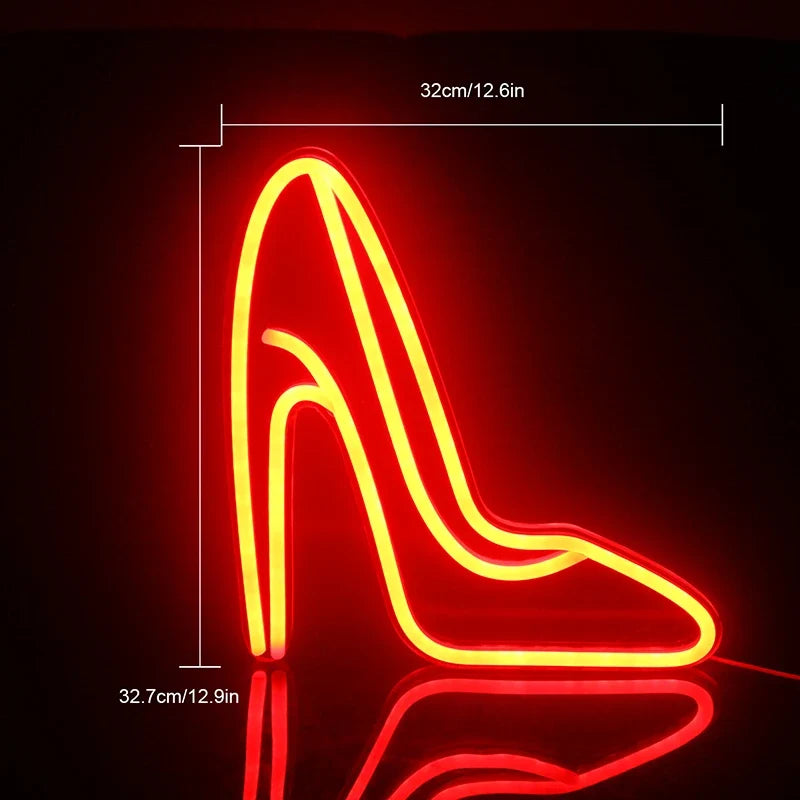 High-Heeled Shoe 5V USB LED neon sign – A