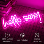 Enseigne néon LED USB 5 V Hello Sexy