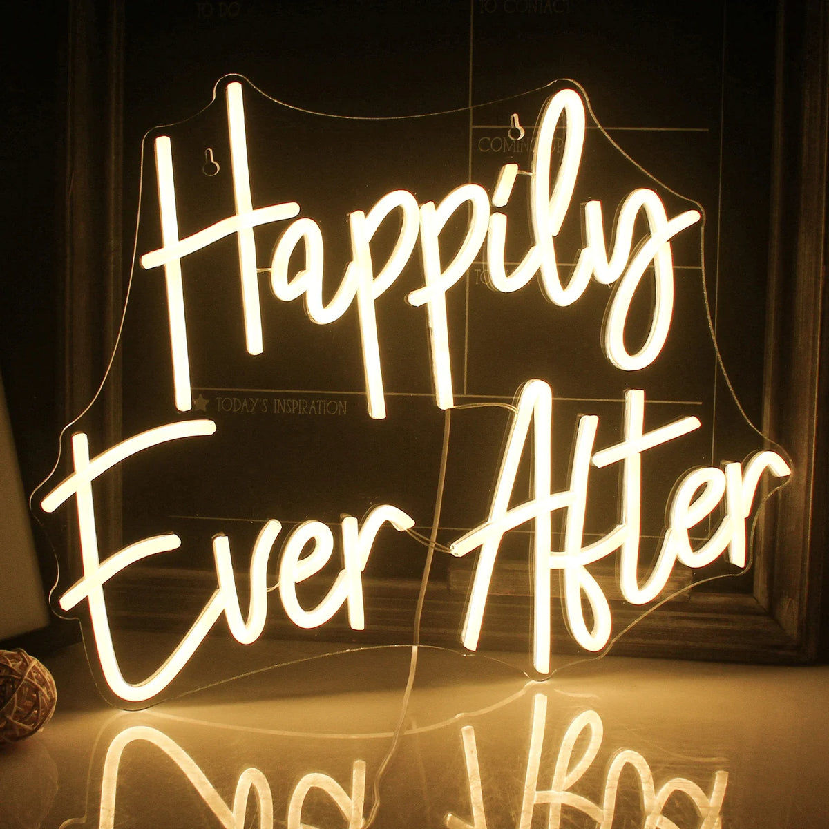 Happily Ever After 5V USB LED neon sign – Warm White