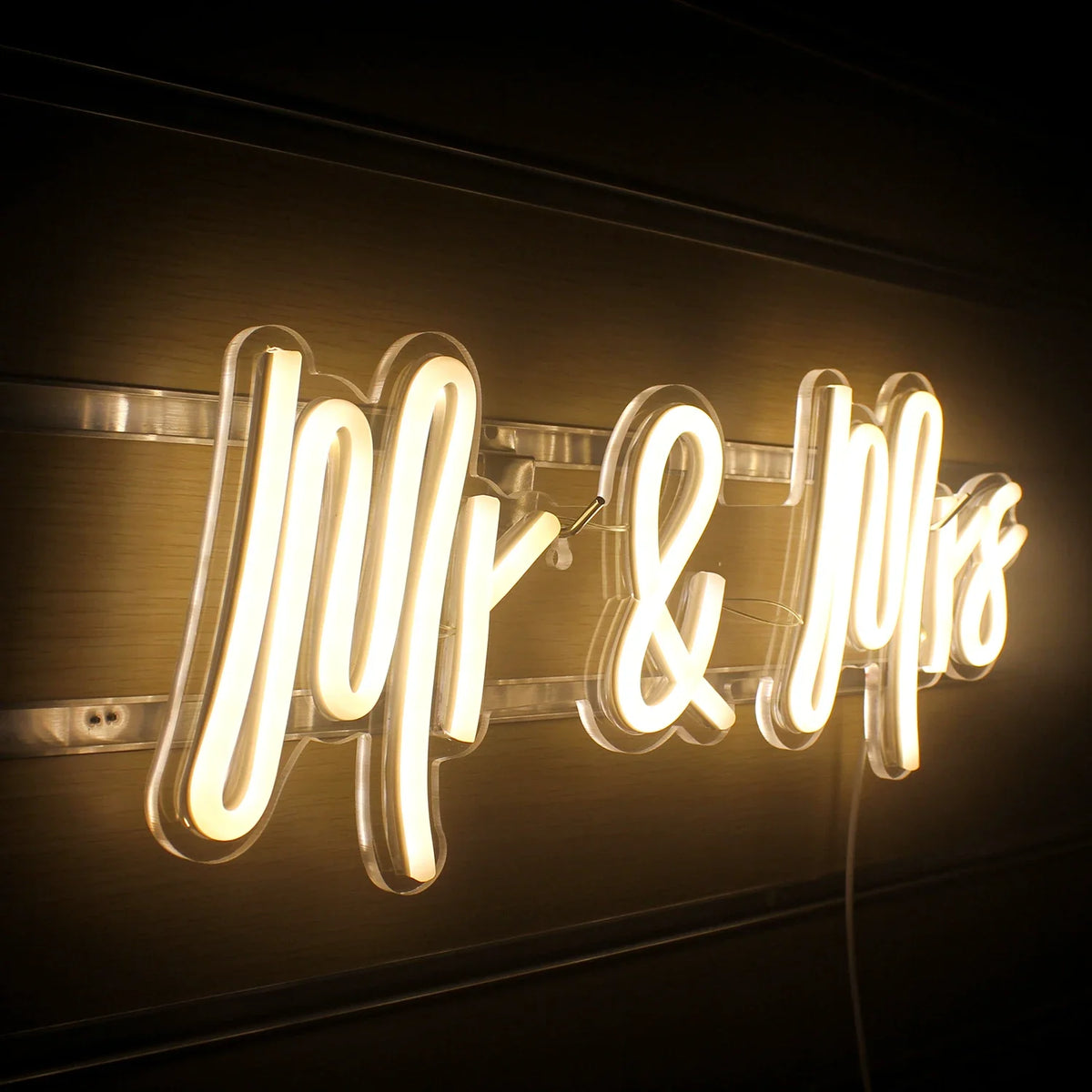Mr & Mrs 5V USB LED neon sign