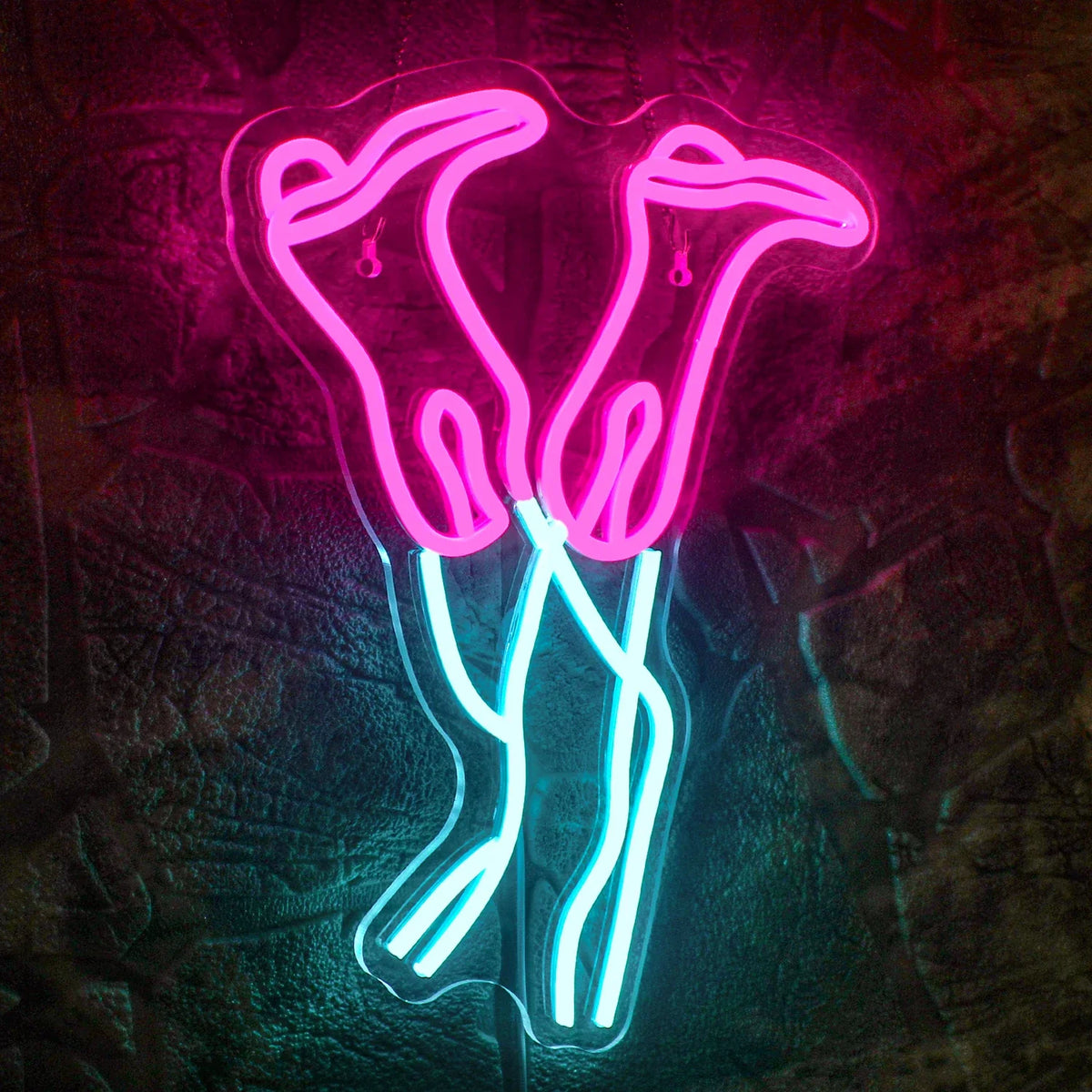 Pink Cowboy Boot 5V USB LED neon sign – 30x40CM