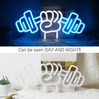 Barbell Weightlifting 5V USB LED neon sign