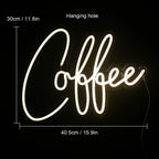 Coffee 5V USB LED neon sign