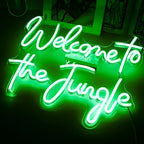 Enseigne néon LED USB 5 V Welcome to the Jungle