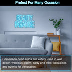 Enseigne néon LED USB 5 V Beauty Paradise