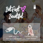 But First Beautiful 5V USB LED neon sign