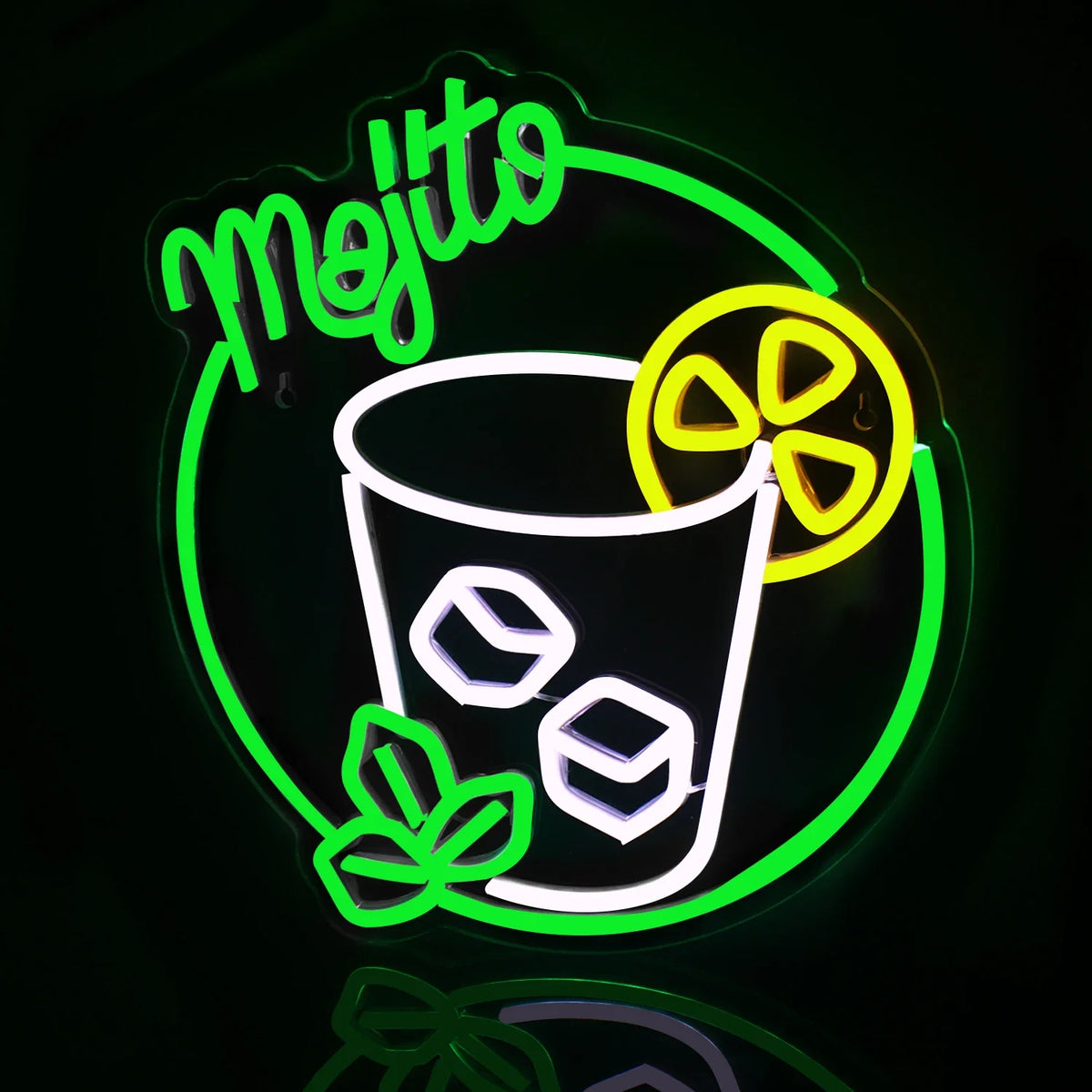 Mojito 5V USB LED neon sign – 32x35cm