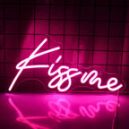 Kiss Me 5V USB LED neon sign
