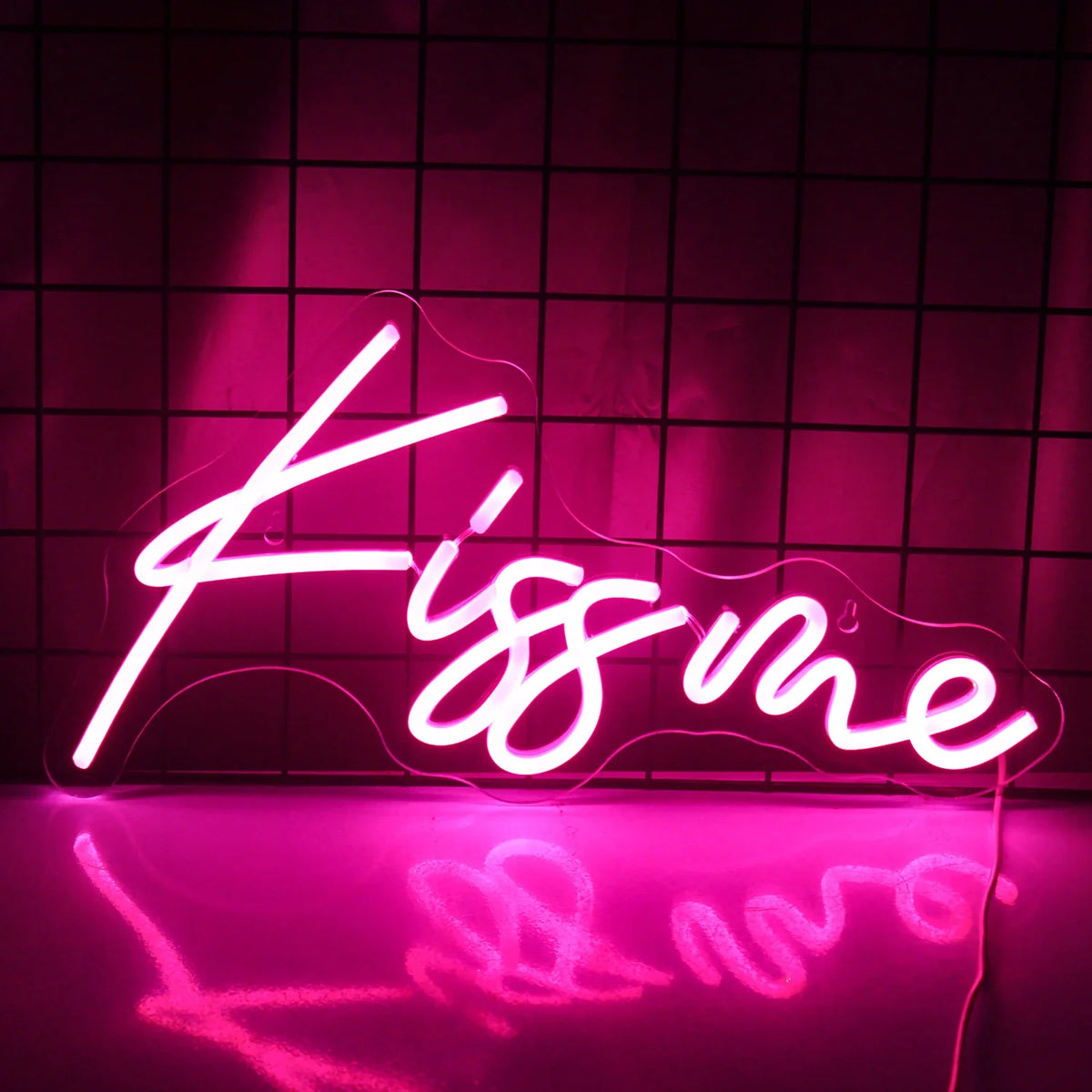 Kiss Me 5V USB LED neon sign