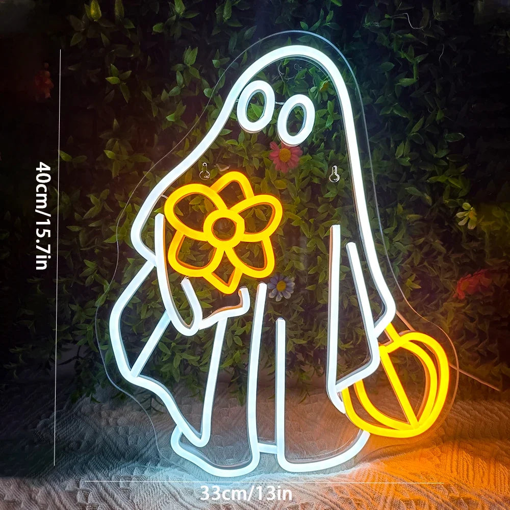 Happy Halloween 5V USB LED neon sign – 40X33cm