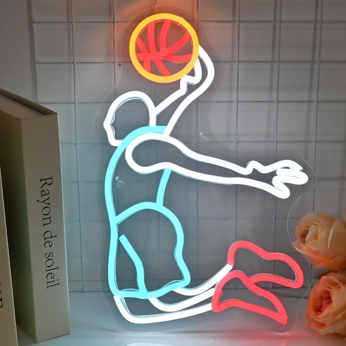 Basketball 5V USB LED neon sign – 42X29cm