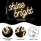 Shine Bright 5V USB LED neon sign