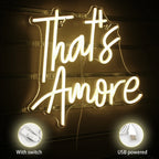 Enseigne néon LED USB 5 V That's Amore