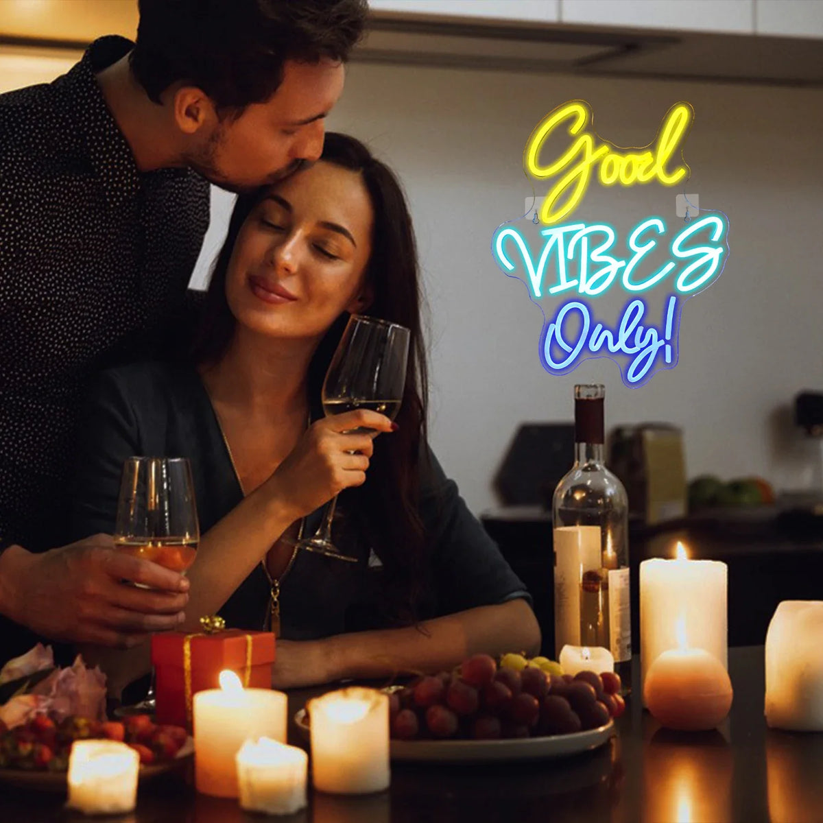Good Vibes Only 5V USB LED neon sign