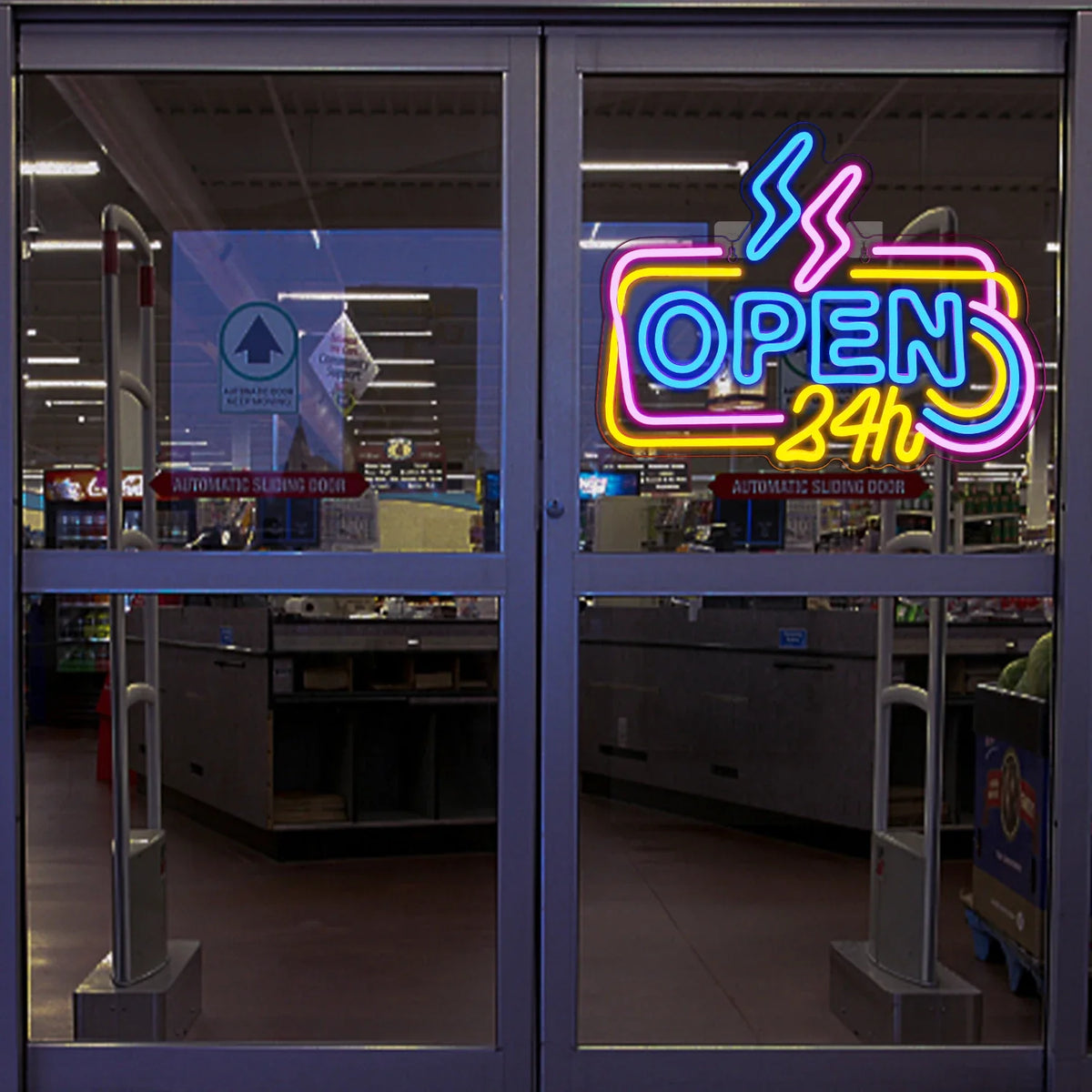 24 Hours Open 5V USB LED neon sign