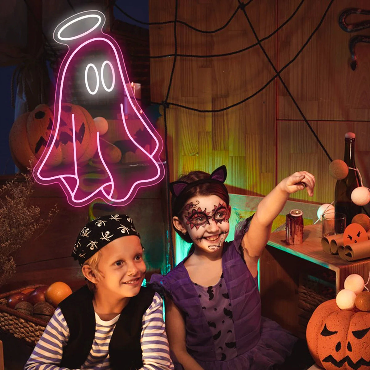 Ghost 5V USB LED neon sign