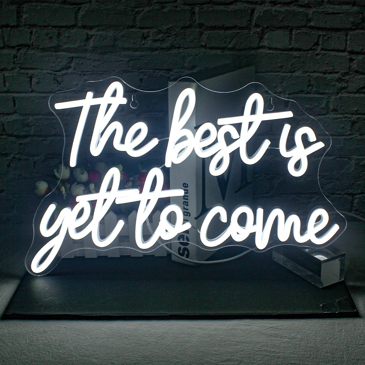 The Best is Yet to Come 5V USB LED neon sign – 42x26cm