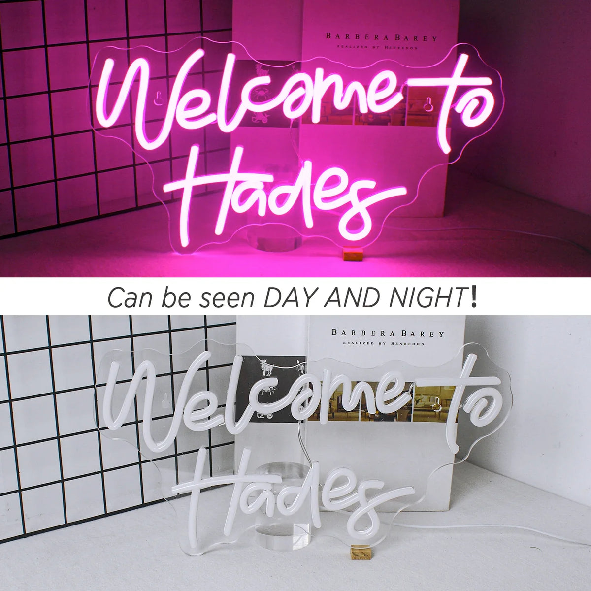 Welcome to Hades 5V USB LED neon sign